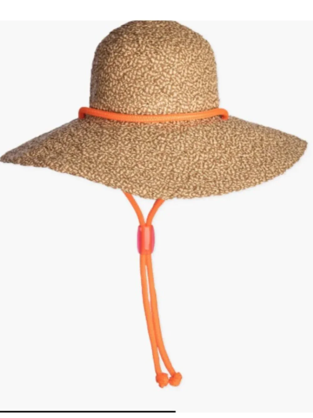 NWT Eric Javits Peanut Broad-Brim Sun Hat One Size Peanut - Picture 2 of 10
